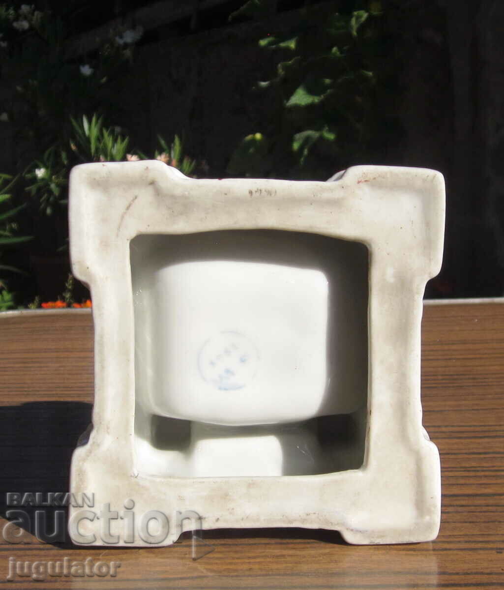 old Bulgarian porcelain ashtray Baba Vida 1951 - 5 old Bulgarian porcelain ashtray Baba Vida 1951 - 5