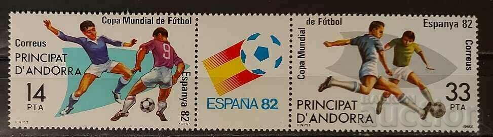 Испанска Андора 1982 Спорт/Футбол MNH