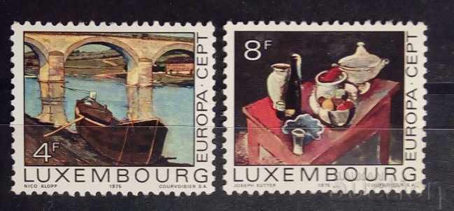 Luxembourg 1975 Europe CEPT Art/Paintings/Ships MNH
