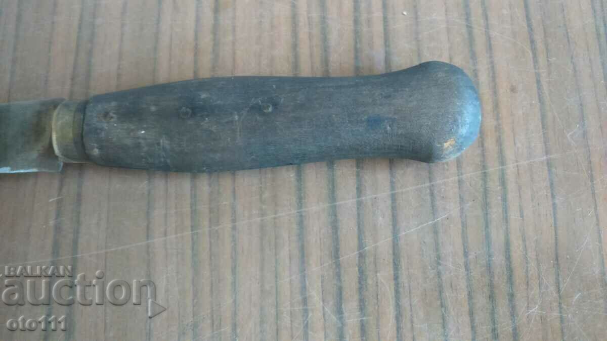 Delivery of OLD GERMAN GARDENING KNIFE WITH MARKINGS