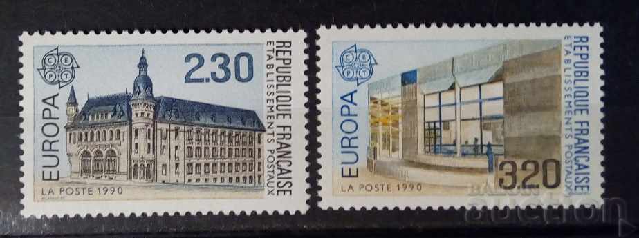 France 1990 Europe CEPT Buildings MNH