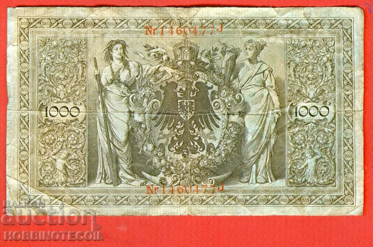 GERMANIA GERMANIA 1000 1 000 emisiune 1910 SIGIL ROȘU 1 cu preț € 1.99 | 3.89 BGN
