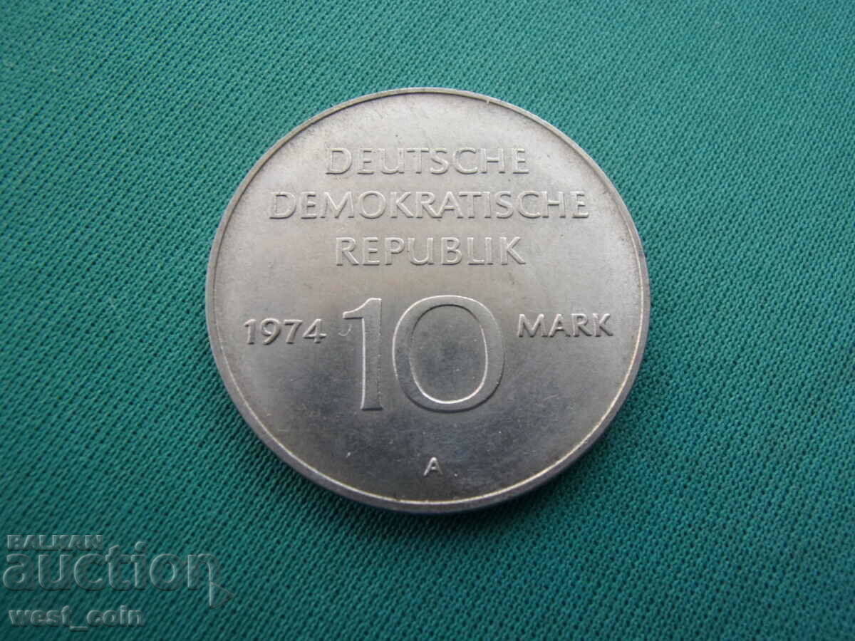 Γερμανία-GDR-10 μάρκες 1974-Berlin-25 GDR