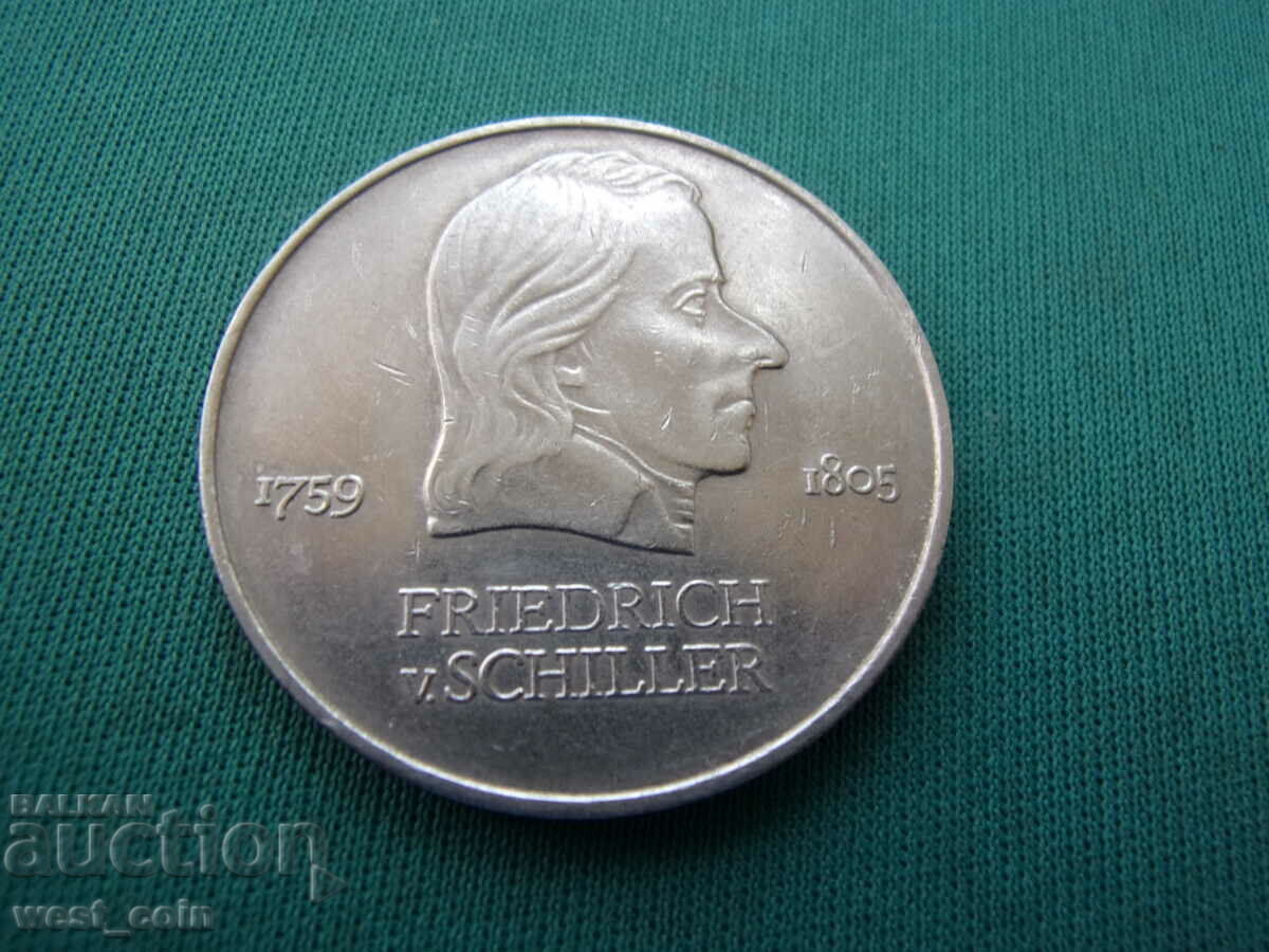 Германия-ГДР-20 марки 1972-Фридрих Шилер .БЗЦ с цена € 2.56 | 5.01 лв.