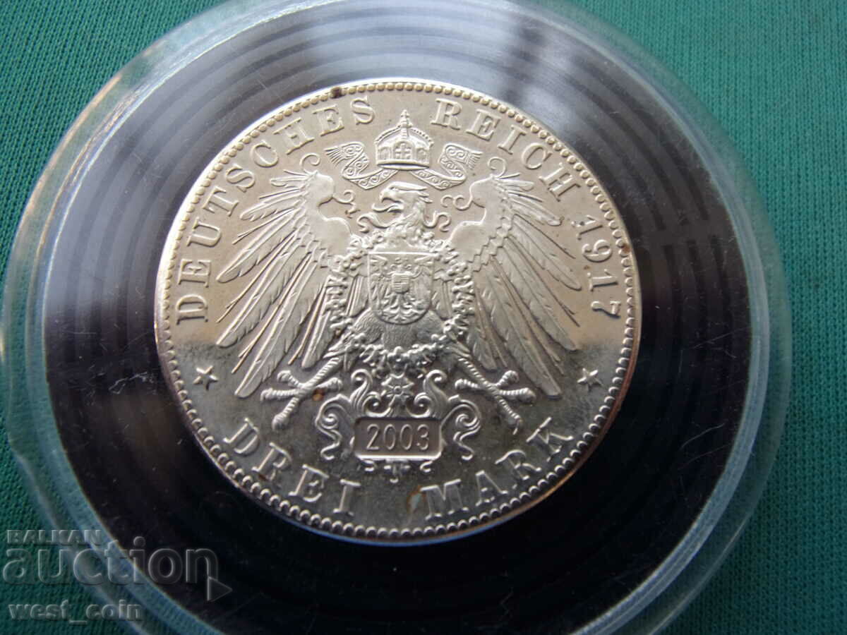 Германия-3 марки 1917 (2003)-рестрайк с цена € 12.78 | 25.00 лв. Германия-3 марки 1917 (2003)-рестрайк с цена € 12.78 | 25.00 лв.