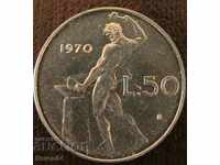 50 £ 1970, Ιταλία