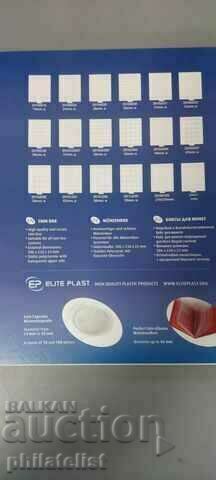 Elite Plast PVC coin box - for 20 coins up to 47 mm with price 23.99 BGN | € 12.27 Elite Plast PVC coin box - for 20 coins up to 47 mm with price 23.99 BGN | € 12.27