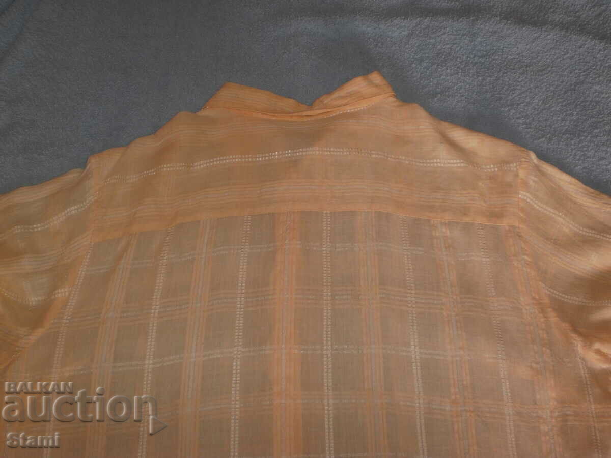 Bluza dama fina opal maneca scurta, culoare portocalie, marimea 48 cu preț 5.00 BGN | € 2.56