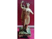 "Singing Angel" - small plastic bronze.