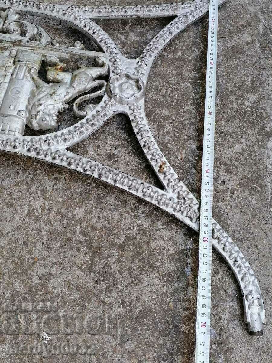 Декорация лят чугун страница от шевна машина края на 19-ти в - 5 Декорация лят чугун страница от шевна машина края на 19-ти в - 5