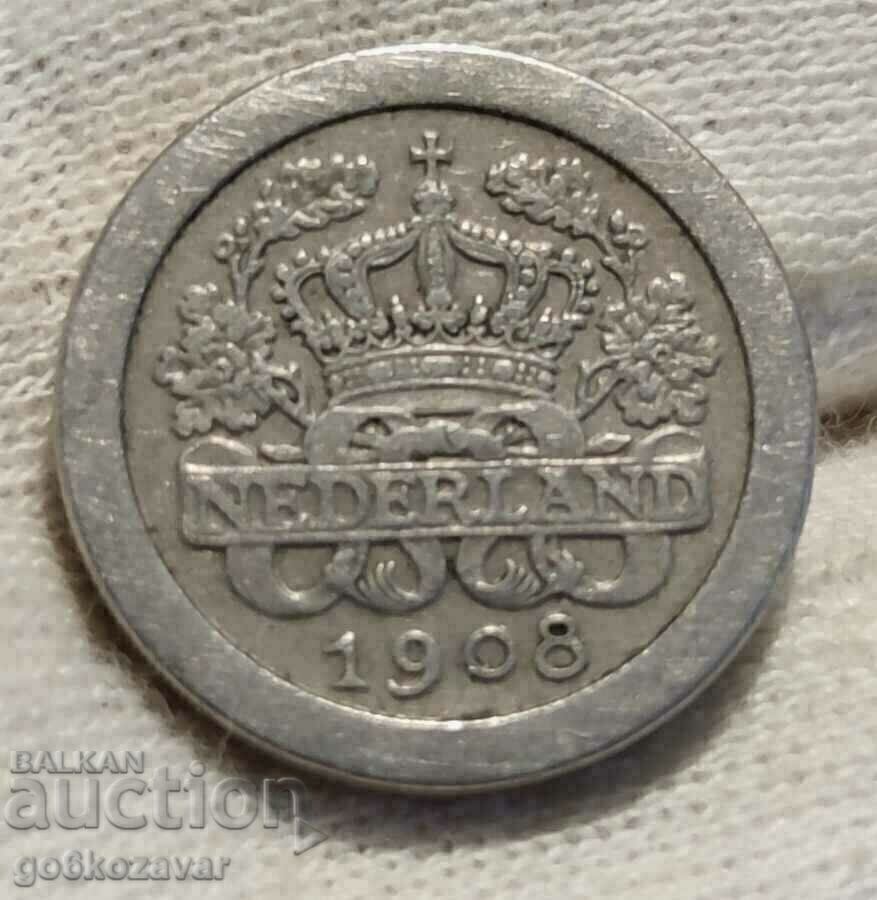 Netherlands 5 cents 1908 Rare! with price 11.80 BGN | € 6.03 Netherlands 5 cents 1908 Rare! with price 11.80 BGN | € 6.03