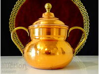 Copper sugar bowl 300 ml.