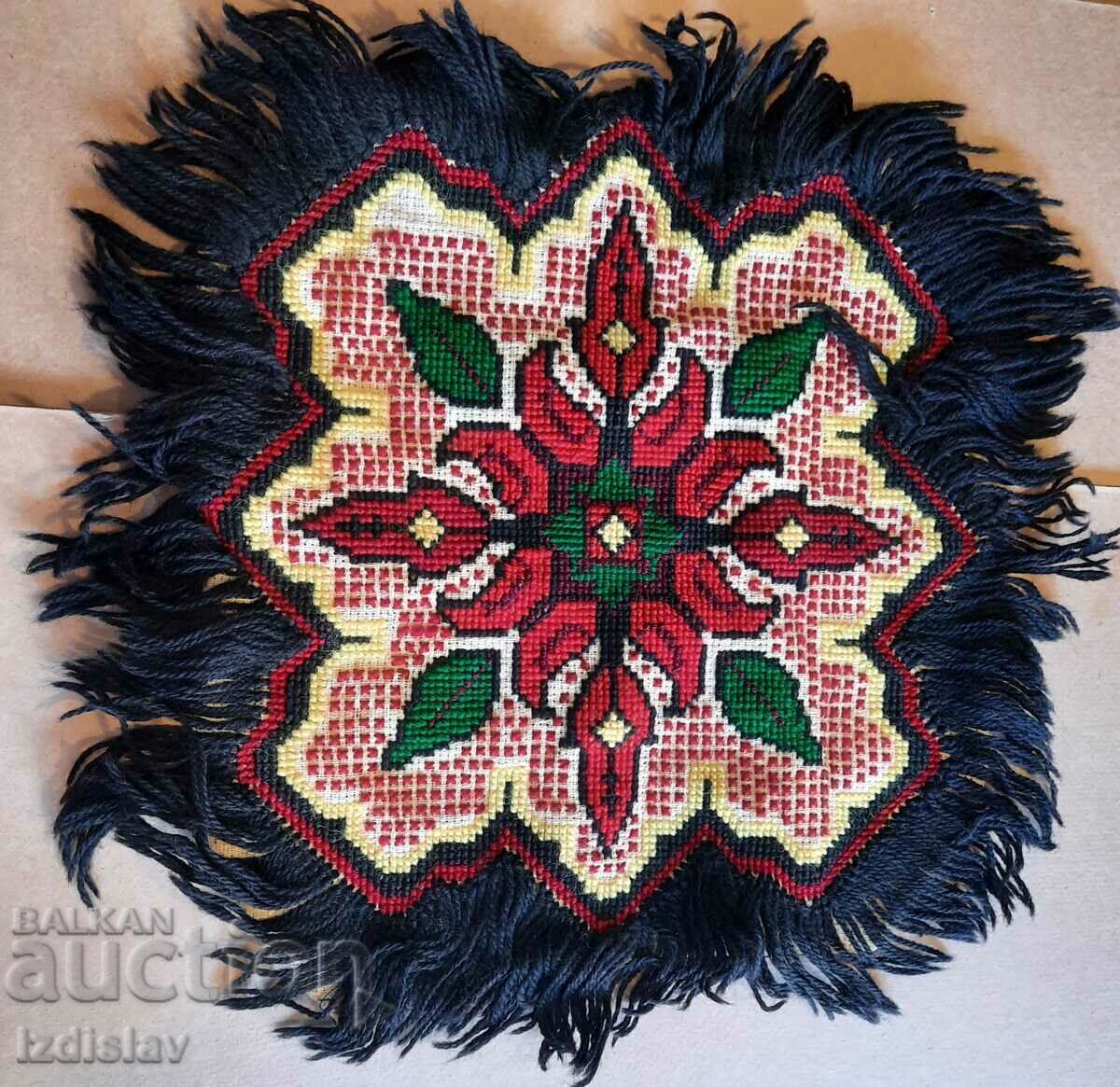 Ethnographic embroidered chair cushion. with price 25.00 BGN | € 12.78 Ethnographic embroidered chair cushion. with price 25.00 BGN | € 12.78