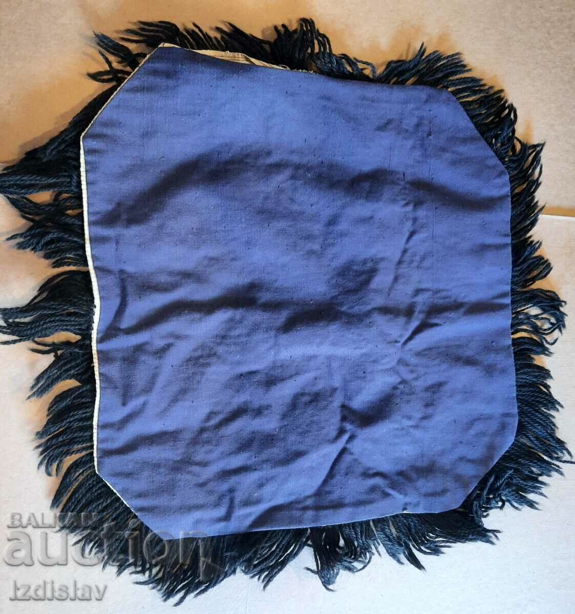 Auction Ethnographic embroidered chair cushion. Auction Ethnographic embroidered chair cushion.