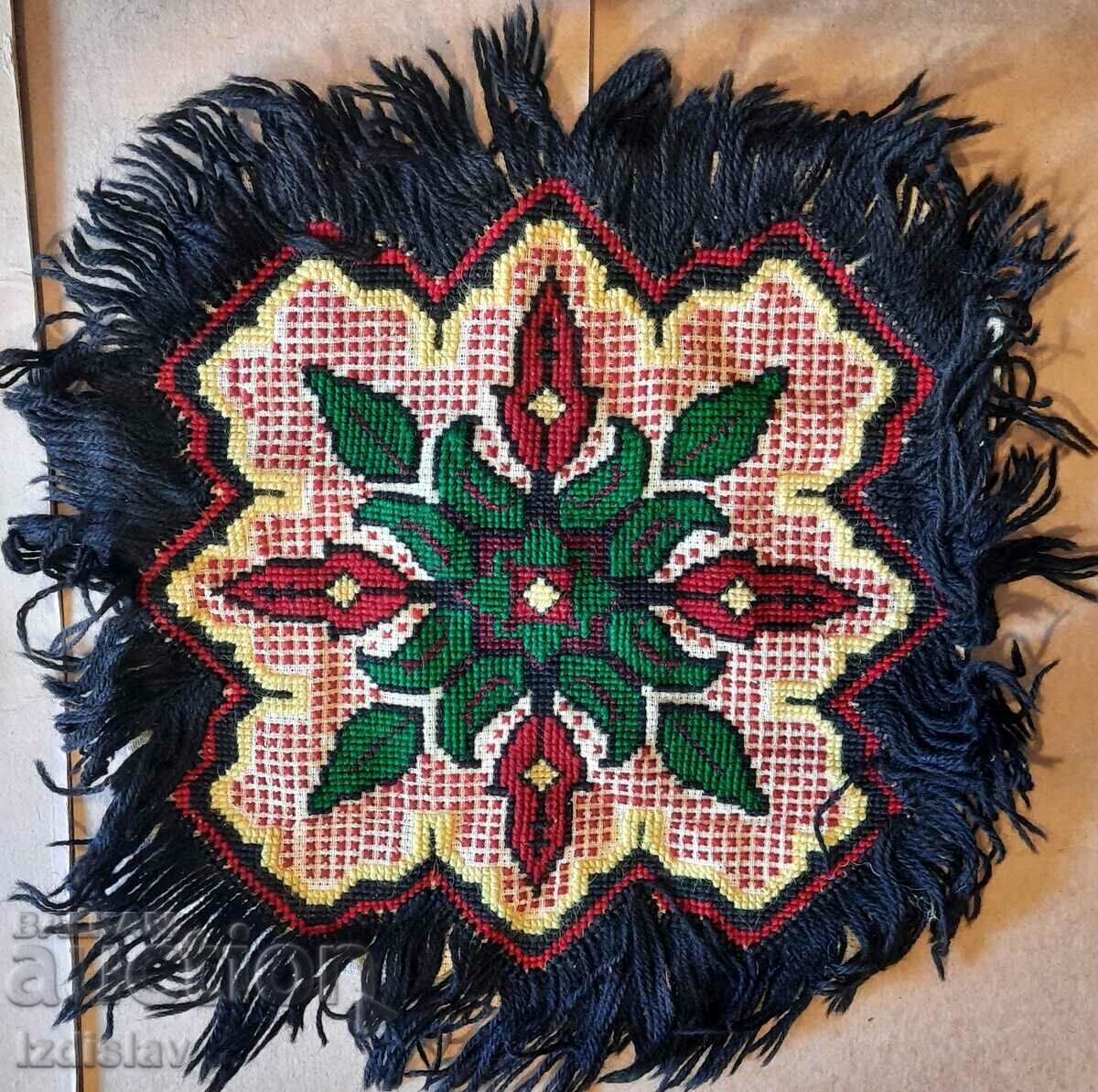 Ethnographic embroidered chair cushion. with price 25.00 BGN | € 12.78 Ethnographic embroidered chair cushion. with price 25.00 BGN | € 12.78