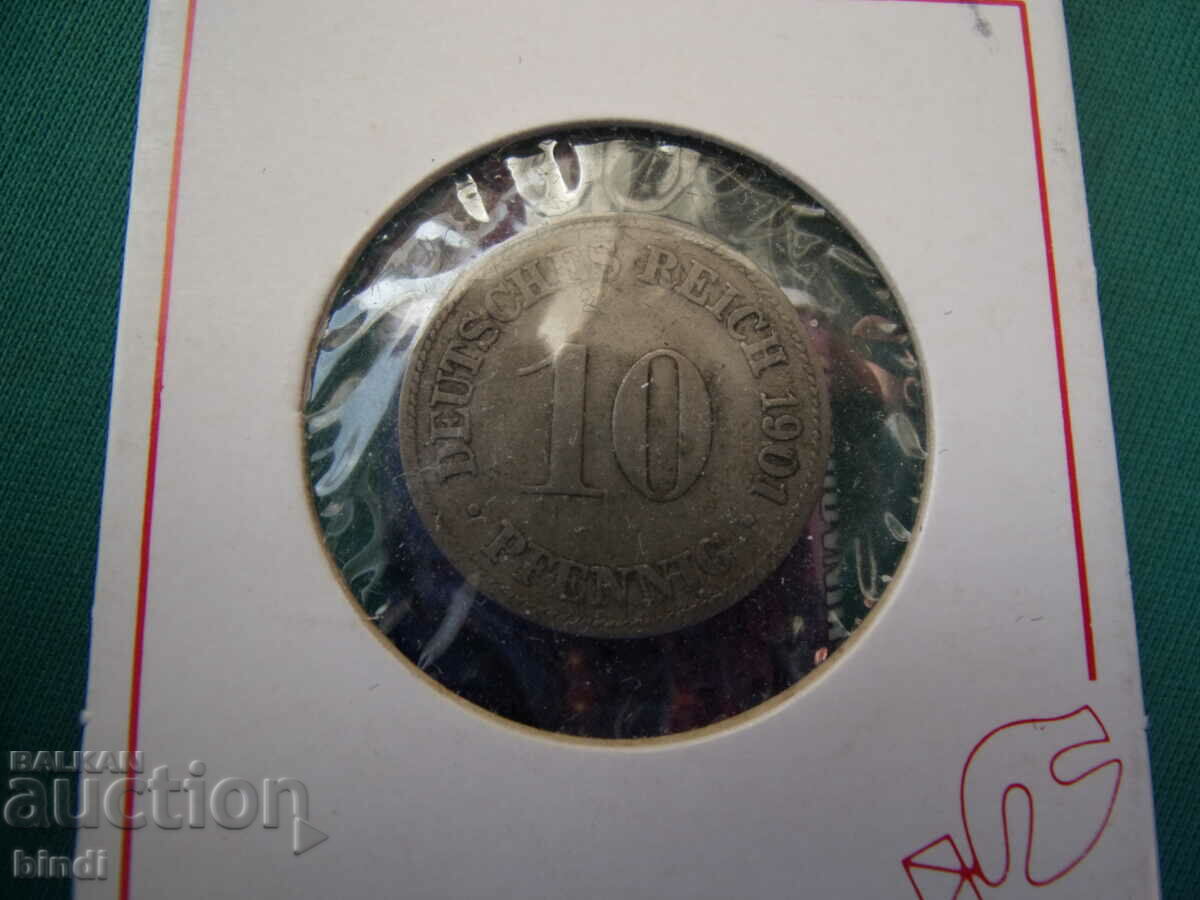 Germania 10 Pfennig 1901 D Rar cu preț € 1.02 | 1.99 BGN