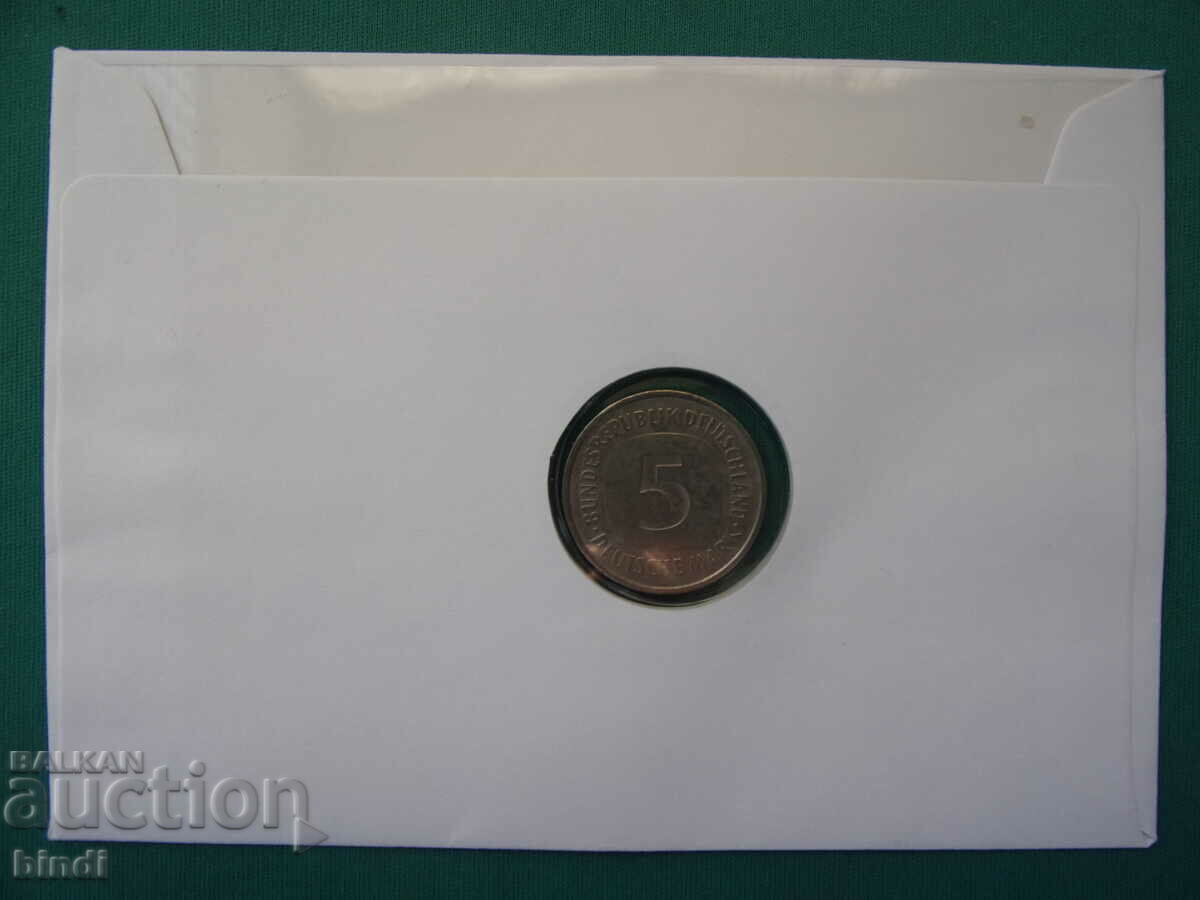Livrarea Germania 5 timbre 1975 F și plic Rare