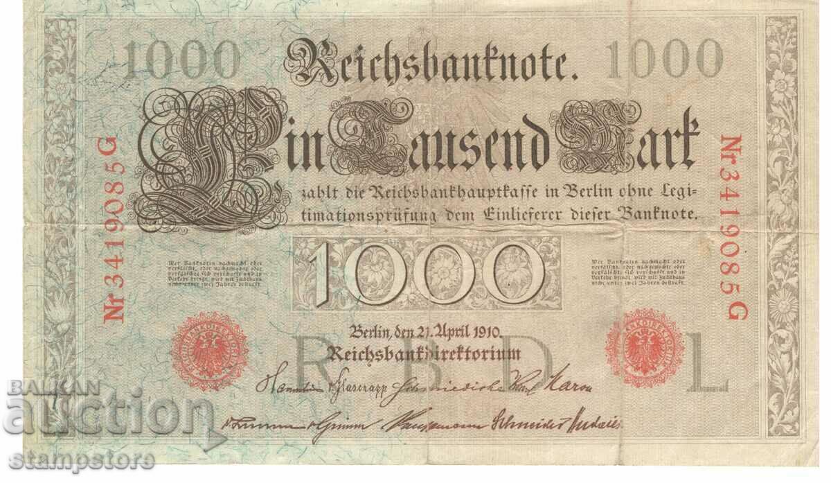 Germania - 1000 de mărci 1910