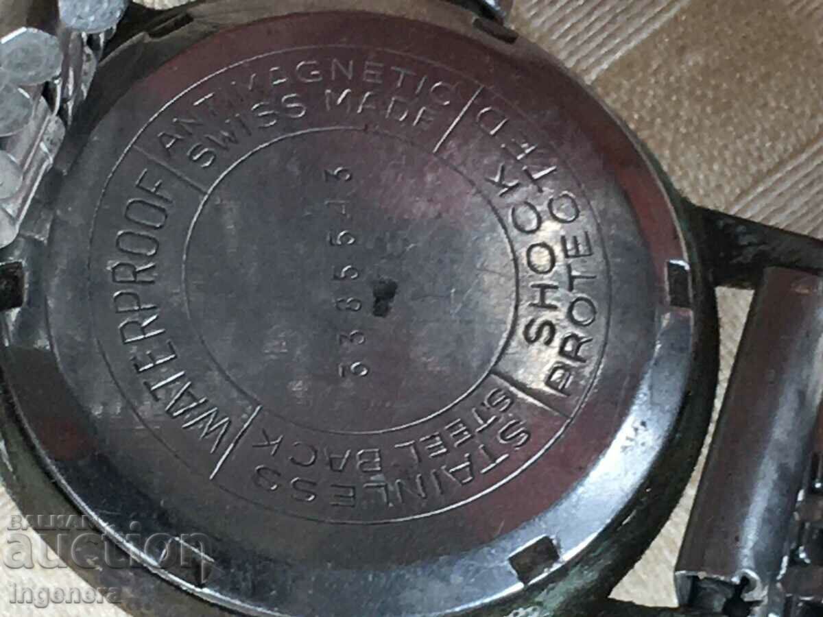 Auction SWITZERLAND "SHOCKMASTER" VINTAGE WATCH WORKS EXACTLY Auction SWITZERLAND "SHOCKMASTER" VINTAGE WATCH WORKS EXACTLY