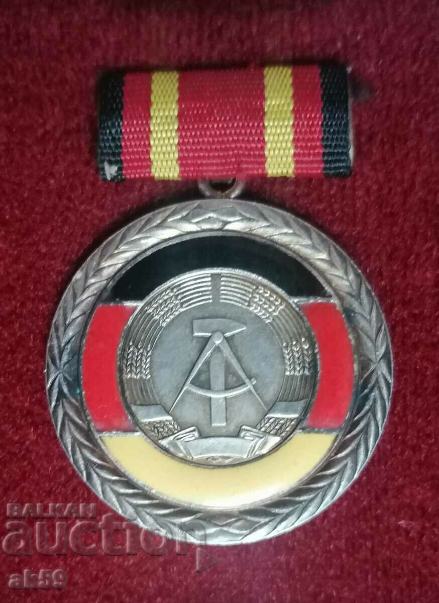 GDR Merit Medal - Enamel.