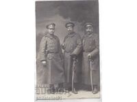 PSV VETERANS with OVERCOATS AND SABERS - PHOTO approx. 1920
