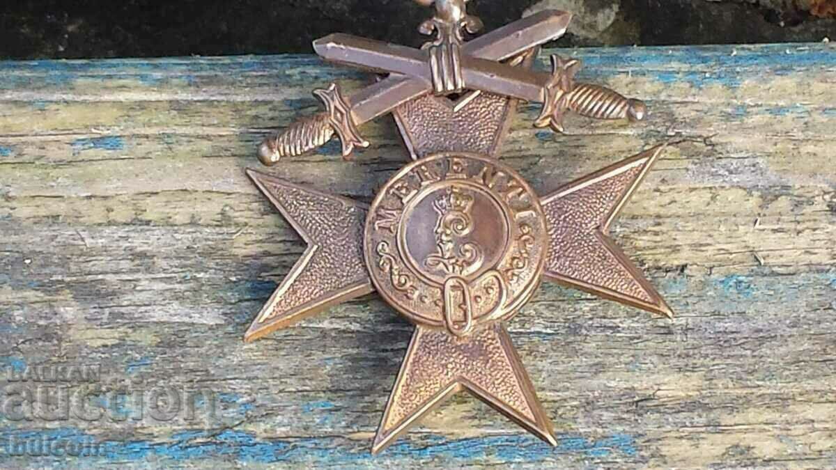 Licitație GERMANIA CRUCE MILITARĂ BAVARĂ CLASA a III-a cu SABII Licitație GERMANIA CRUCE MILITARĂ BAVARĂ CLASA a III-a cu SABII