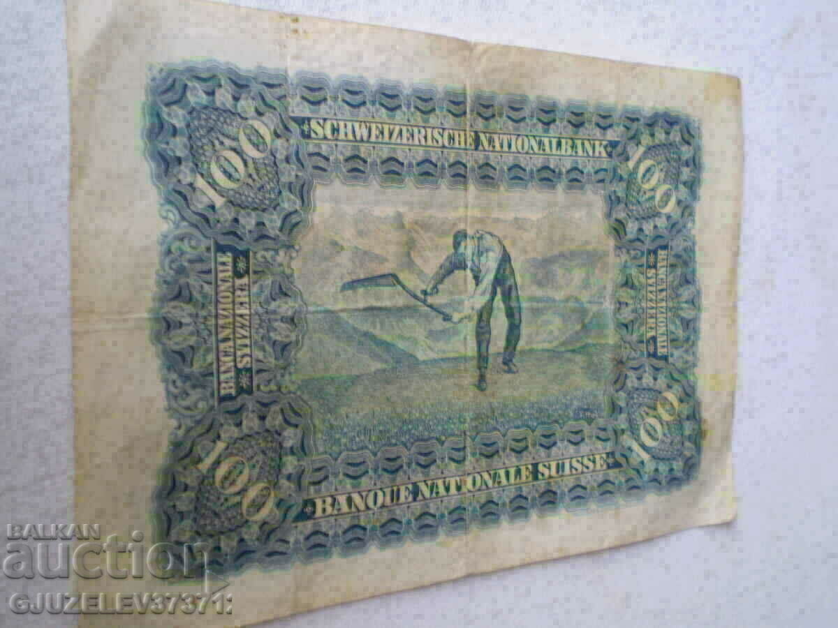 100 HUNDERT FRANKEN 1931 SWISS NATIONAL BANK - 5