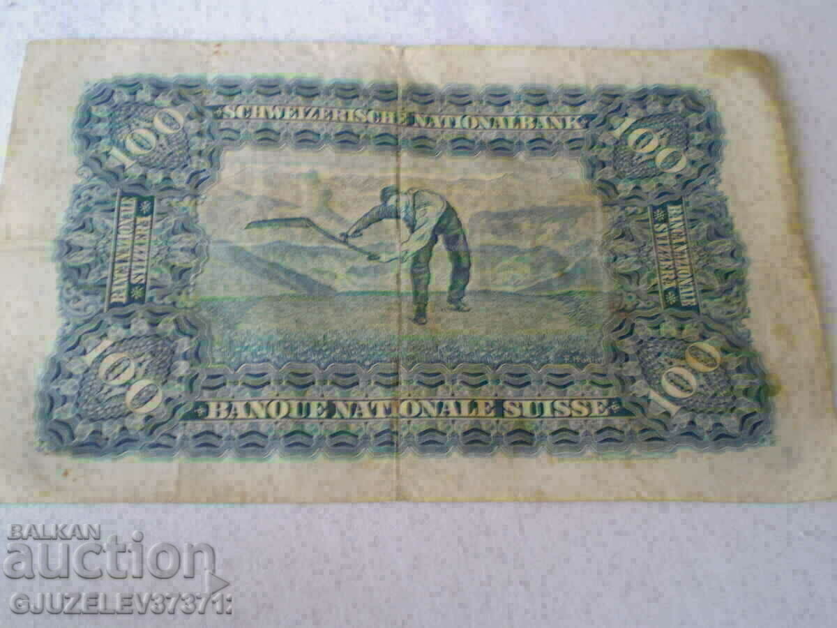 100 HUNDERT FRANKEN 1931 SWISS NATIONAL BANK - 6