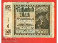 GERMANIA GERMANIA 5000 - 5000 Timbre - emisiune - emisiune 1922