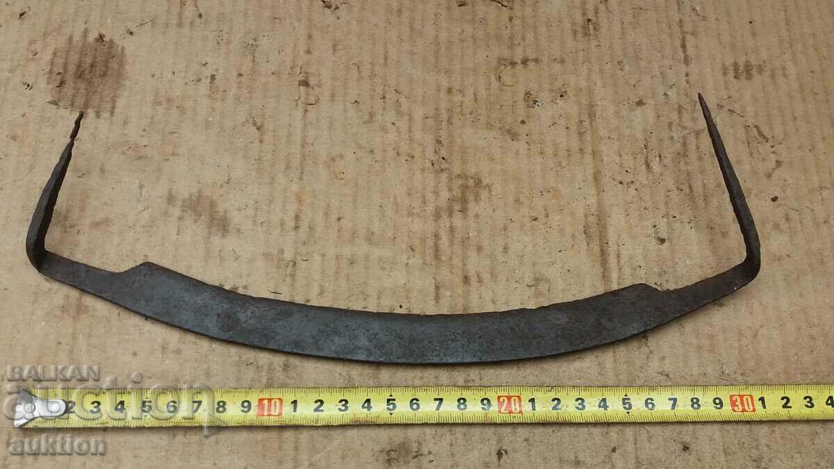 SOLID RENAISSANCE FORGED ROCKER WOODEN TOOL - 6