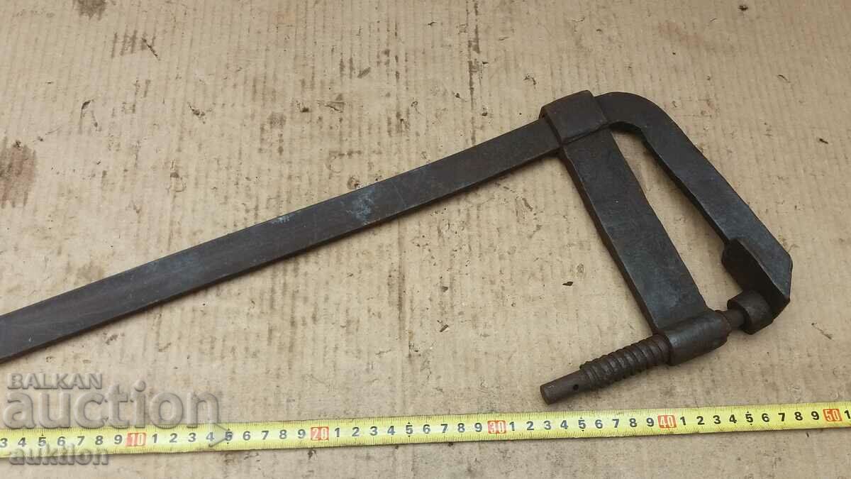 OLD MASSIVE SOC. STEEL BRACKET, TOOL - 5 OLD MASSIVE SOC. STEEL BRACKET, TOOL - 5