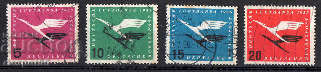 1955. GFR. Lufthansa recovery.