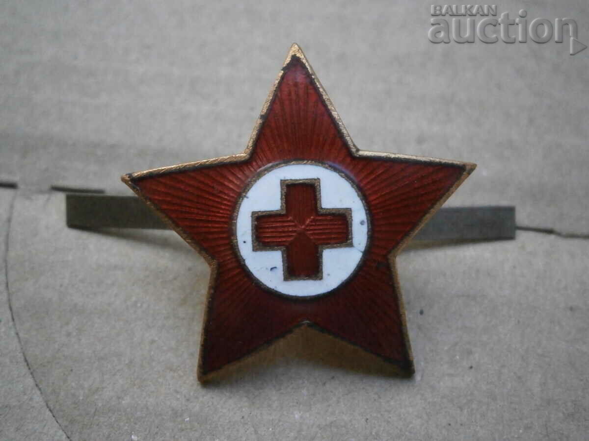 enameled cockade pentagram fighting cap nurse medic doctor - 5 enameled cockade pentagram fighting cap nurse medic doctor - 5