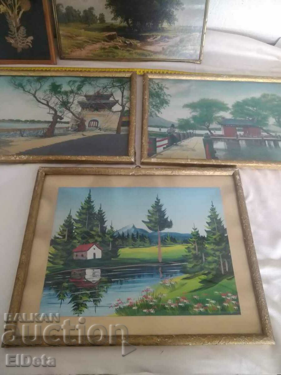 Auction Lot of paintings, tapestries Auction Lot of paintings, tapestries