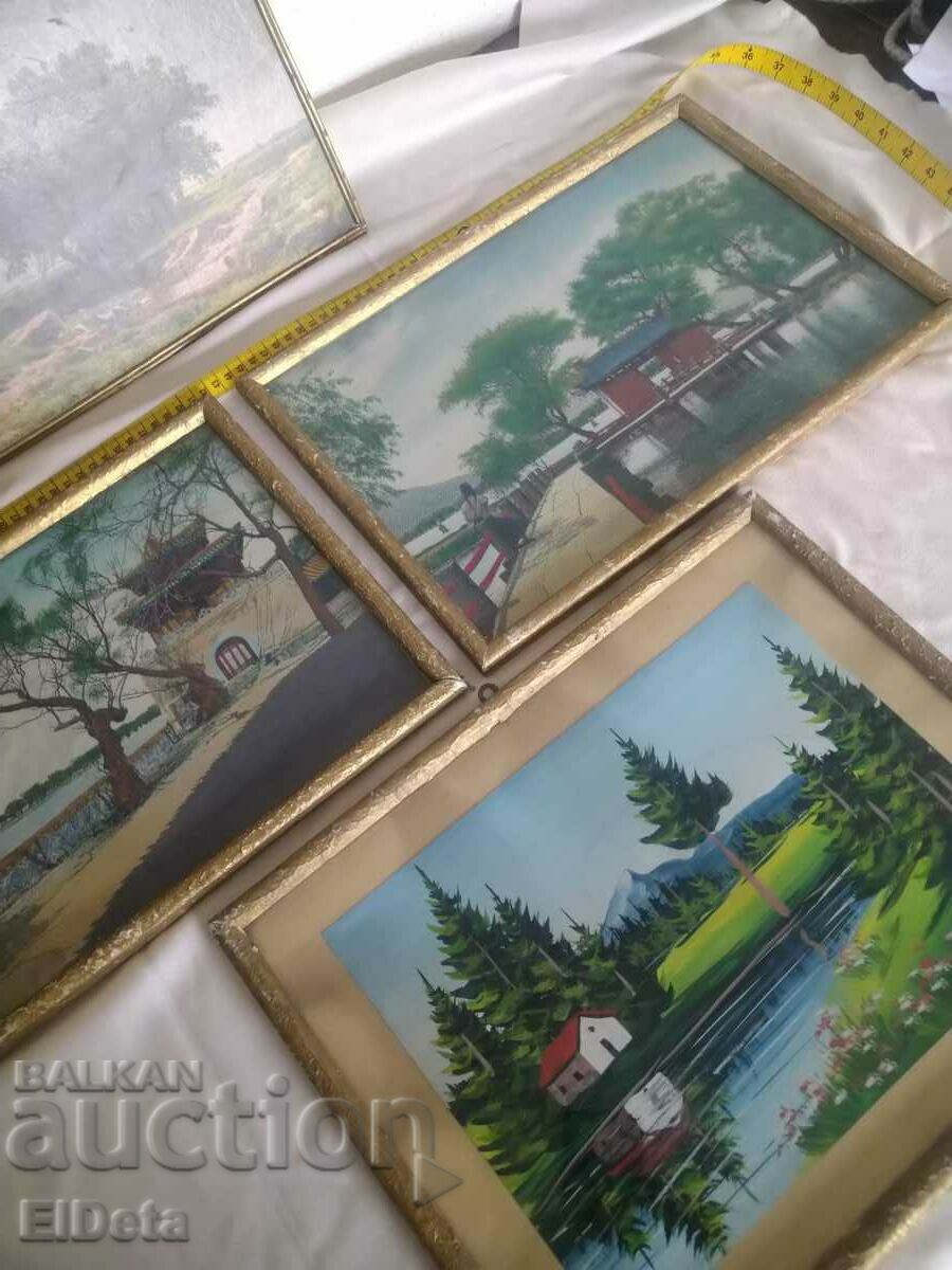 Lot of paintings, tapestries - 6 Lot of paintings, tapestries - 6