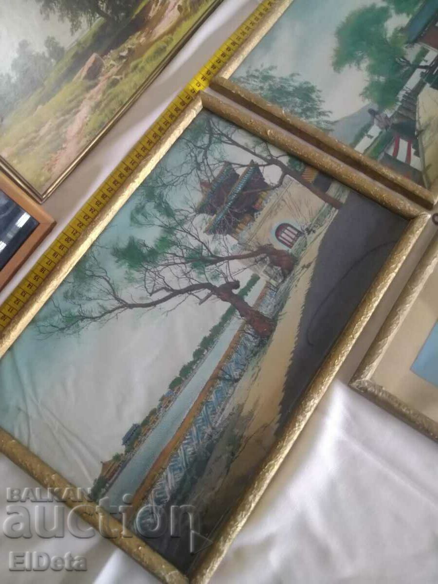 Lot of paintings, tapestries - 7 Lot of paintings, tapestries - 7