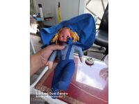 OLD CHILDREN'S RAG DOLL TOY FROM SOCA