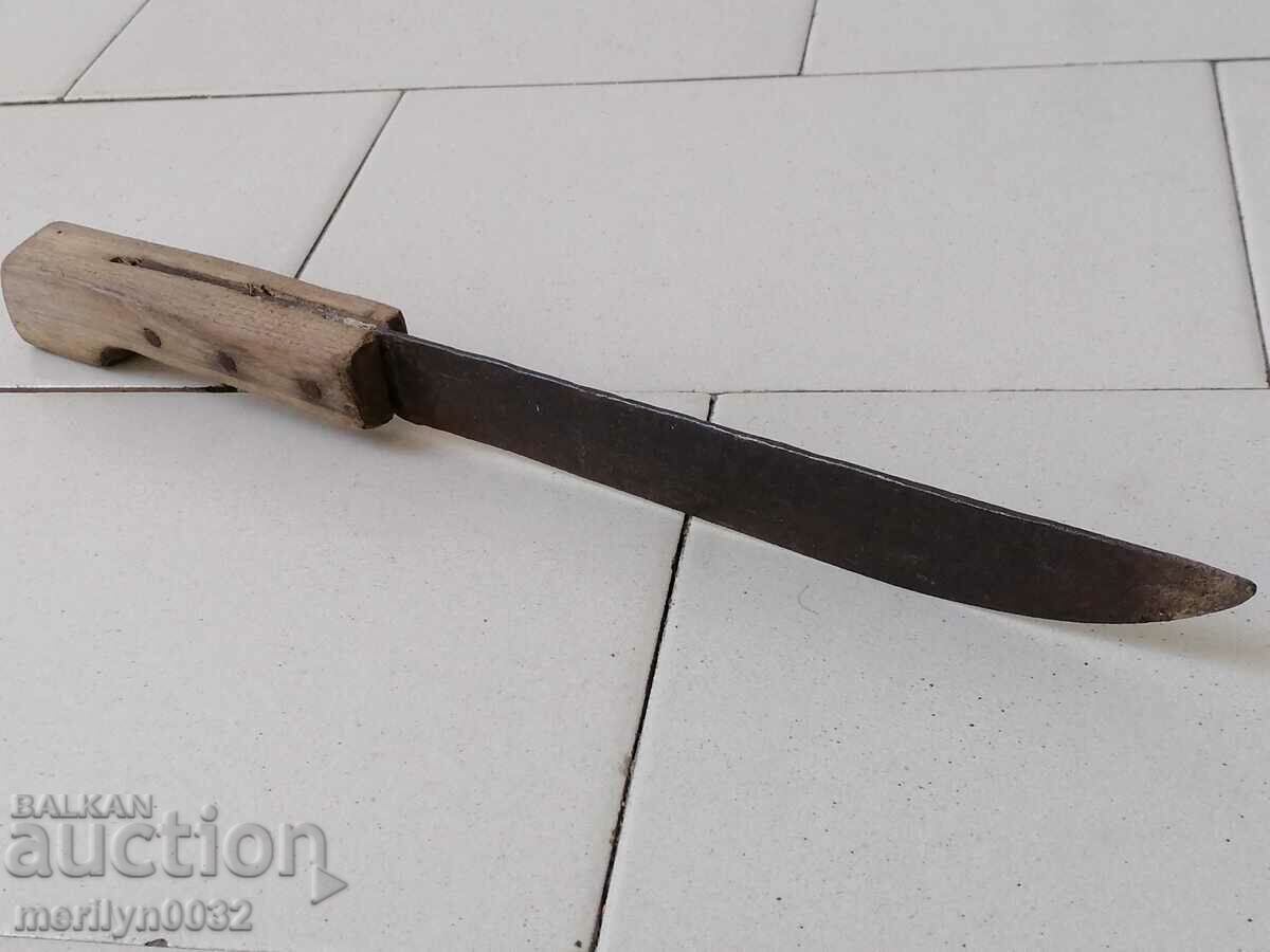 Old forged shepherd's knife, karakulak, blade - 6