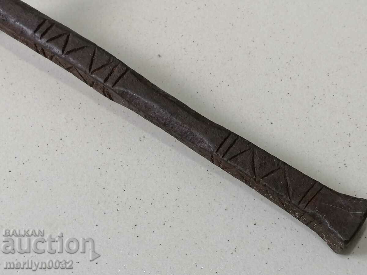 Metal anvil for waving of wrought iron hair - 6 Metal anvil for waving of wrought iron hair - 6