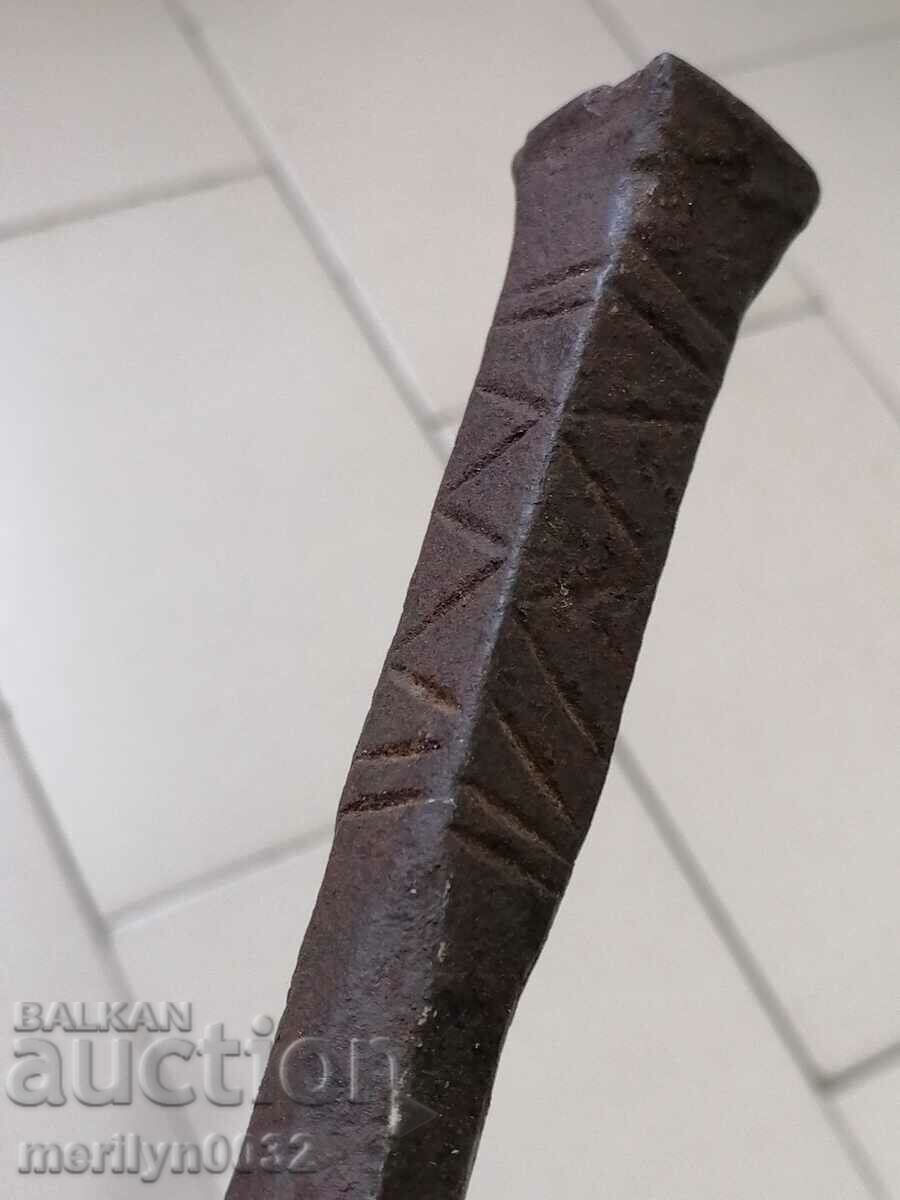 Metal anvil for waving of wrought iron hair - 7 Metal anvil for waving of wrought iron hair - 7