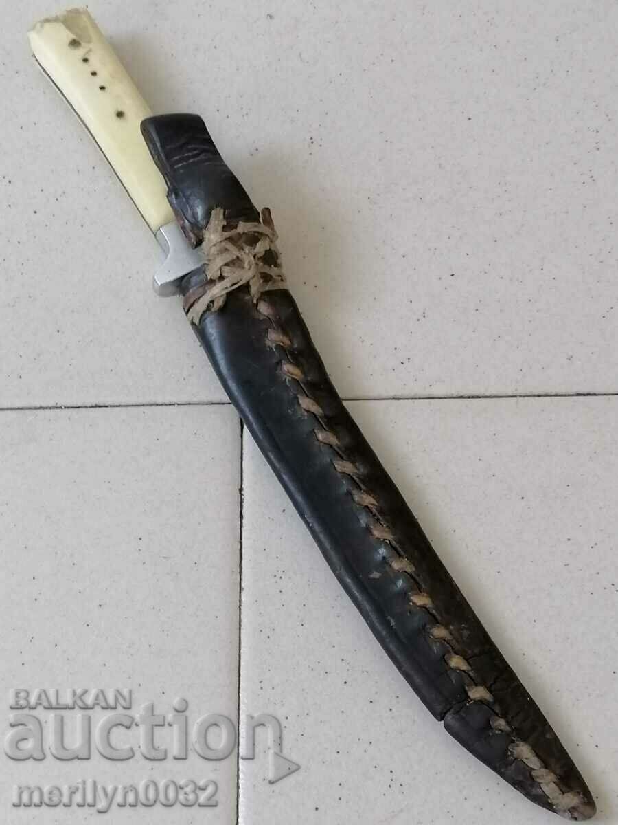 Old forged shepherd's knife with kanya, akulak, blade - 6 Old forged shepherd's knife with kanya, akulak, blade - 6