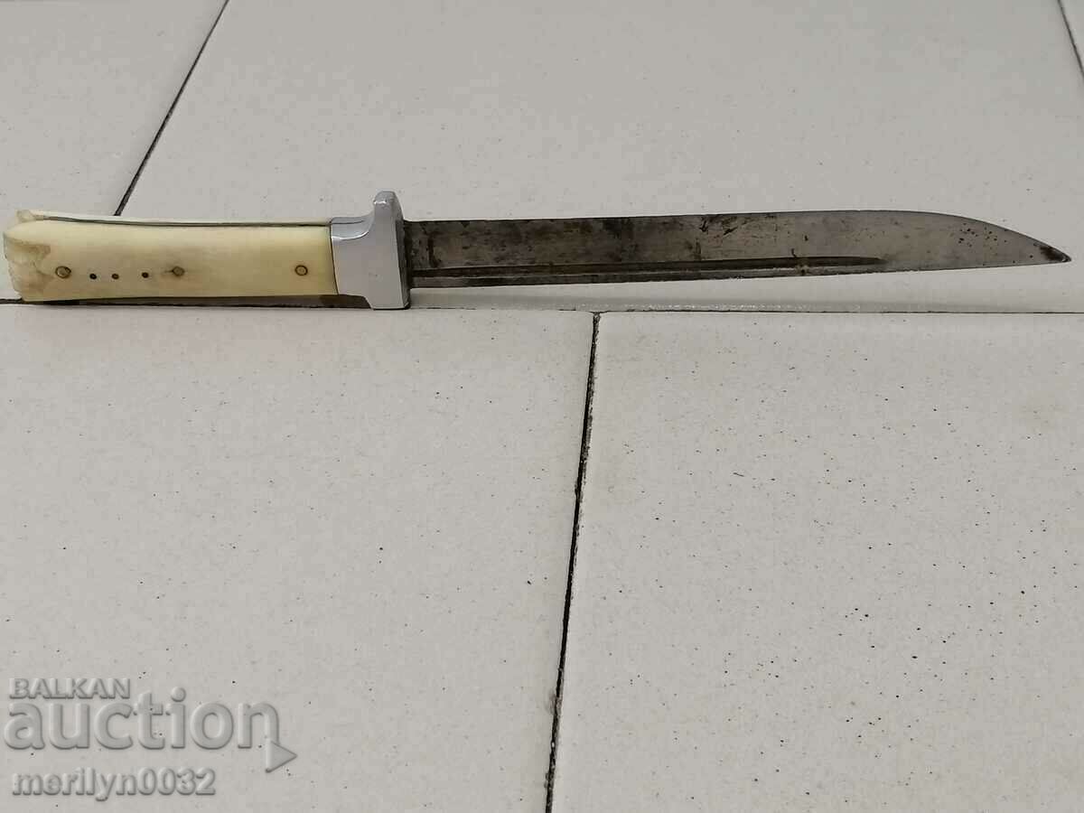 Old forged shepherd's knife with kanya, akulak, blade - 7 Old forged shepherd's knife with kanya, akulak, blade - 7