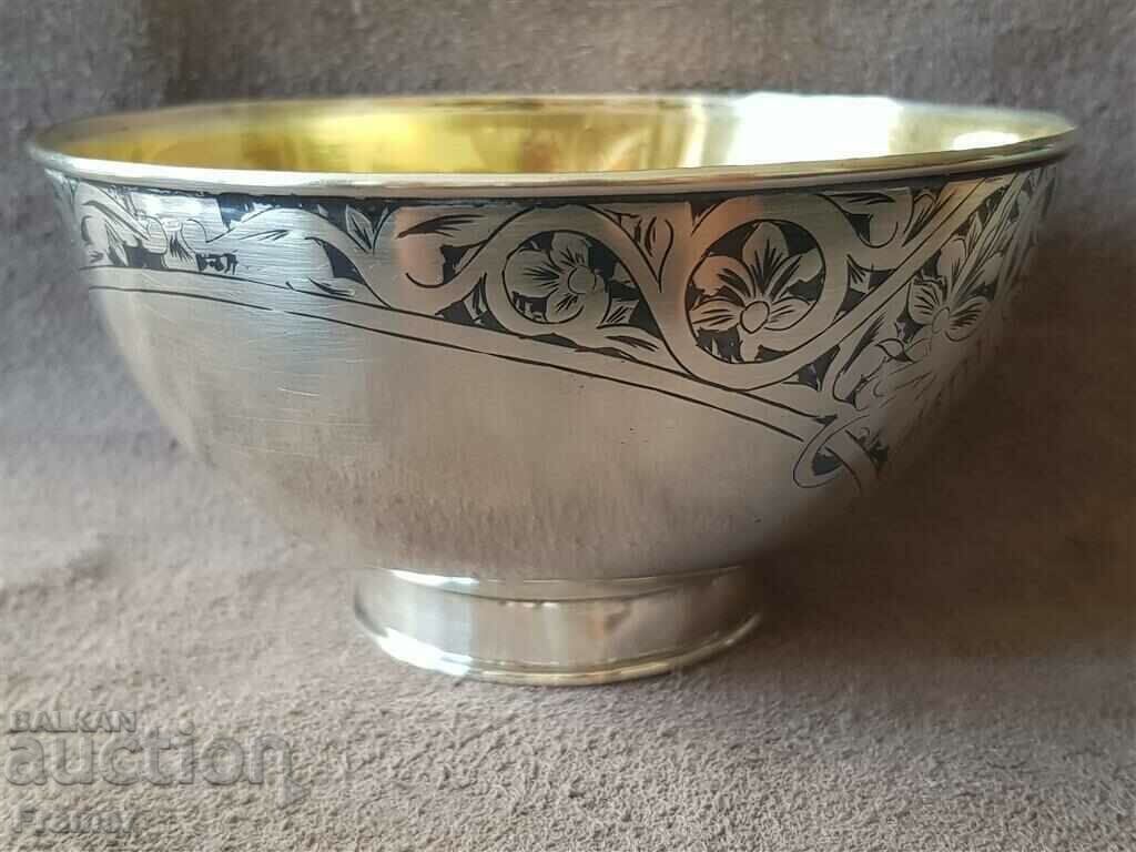 Auction Silver niello gilt Russia Caucasus silver bowl cup tas Auction Silver niello gilt Russia Caucasus silver bowl cup tas