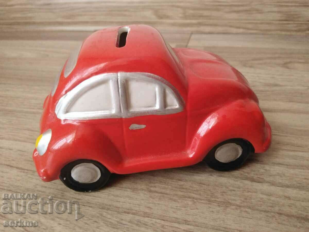 Porcelain car piggy bank with price 10.00 BGN | € 5.11