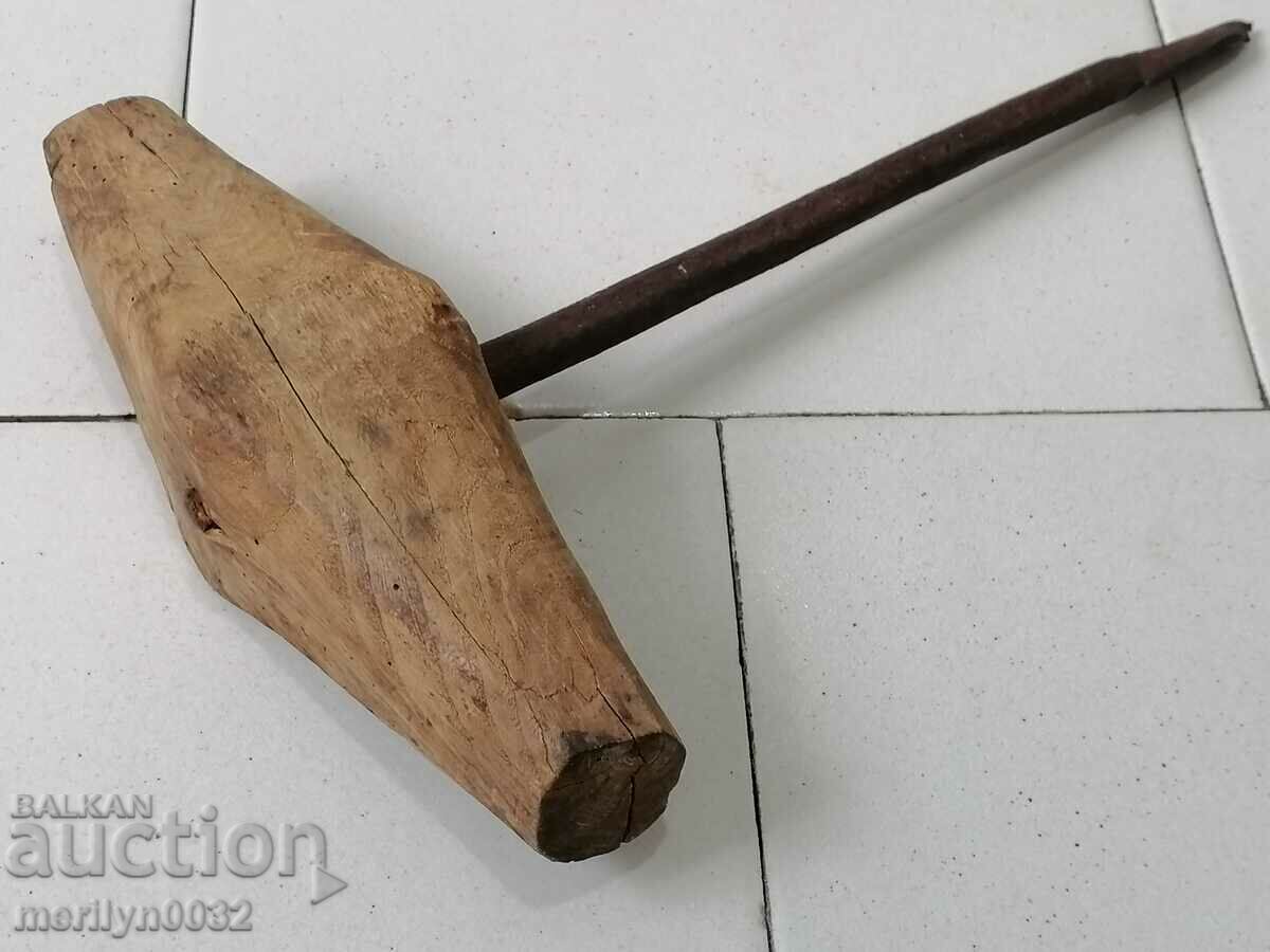 Auction Old woodcutter, chopper, drill, tool Auction Old woodcutter, chopper, drill, tool