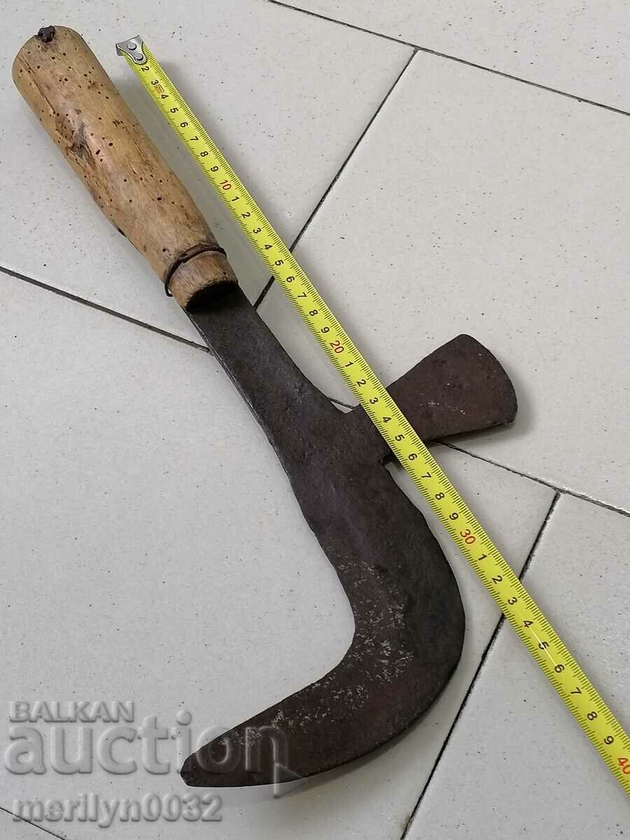 Delivery of Old forged knife, blade, wrought iron, knife, chopper Delivery of Old forged knife, blade, wrought iron, knife, chopper