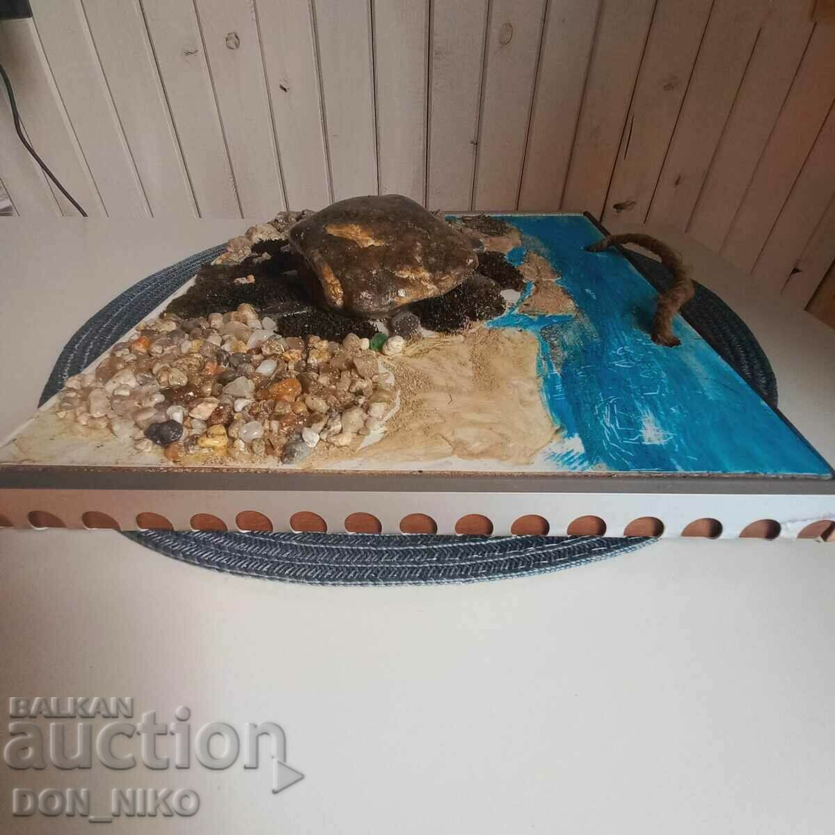 Picture turtle from sea stones - 7