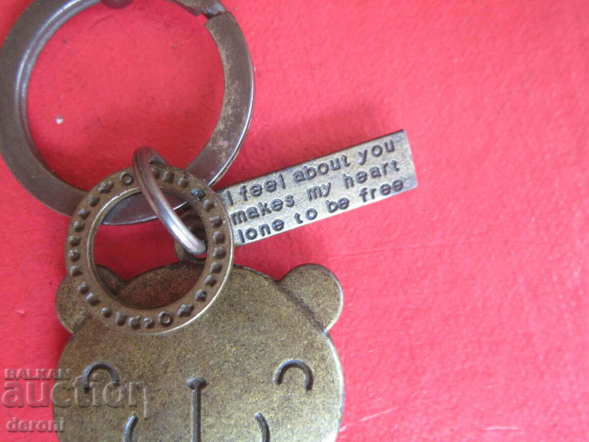 Παράδοση Φοβερό μπρούντζο μπρελόκ αρκουδάκι