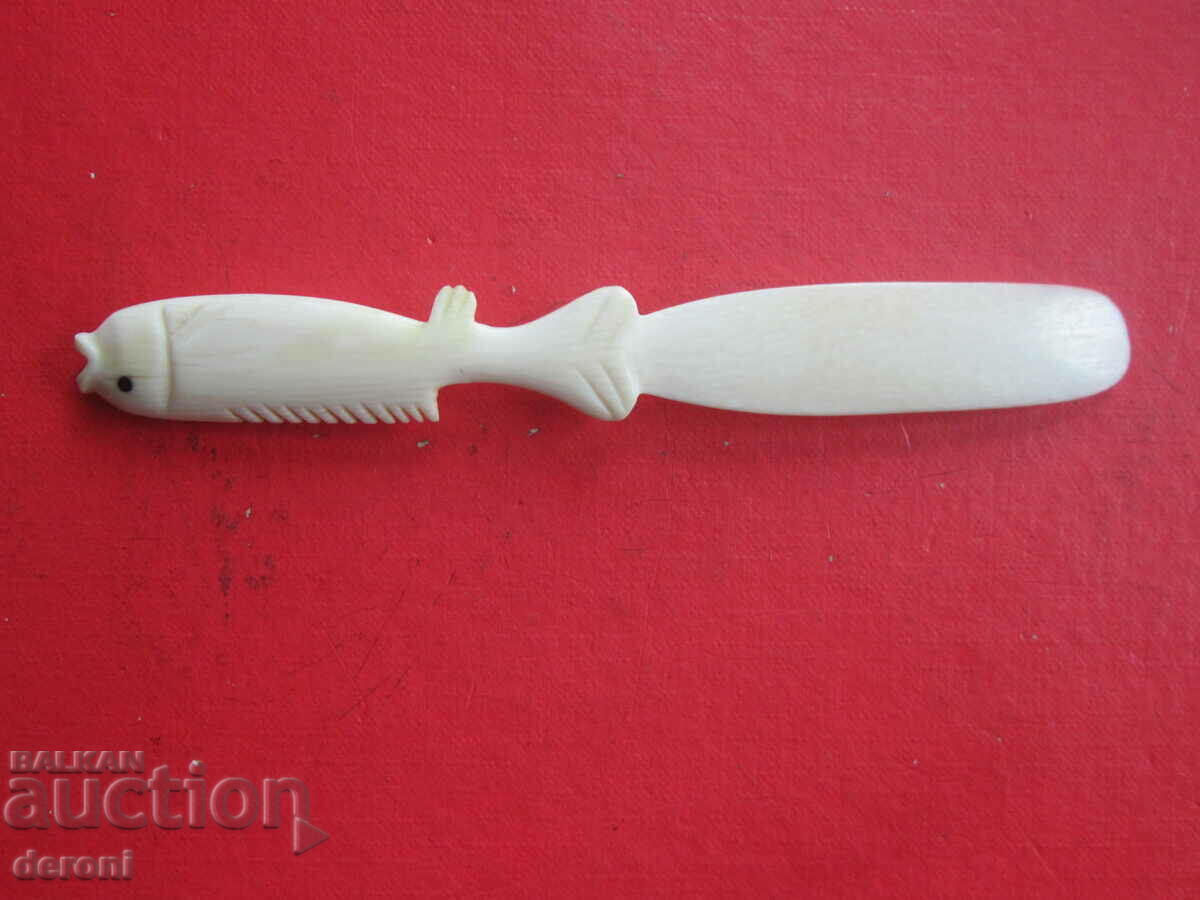 Great knife ivory with price 90.00 BGN | € 46.02