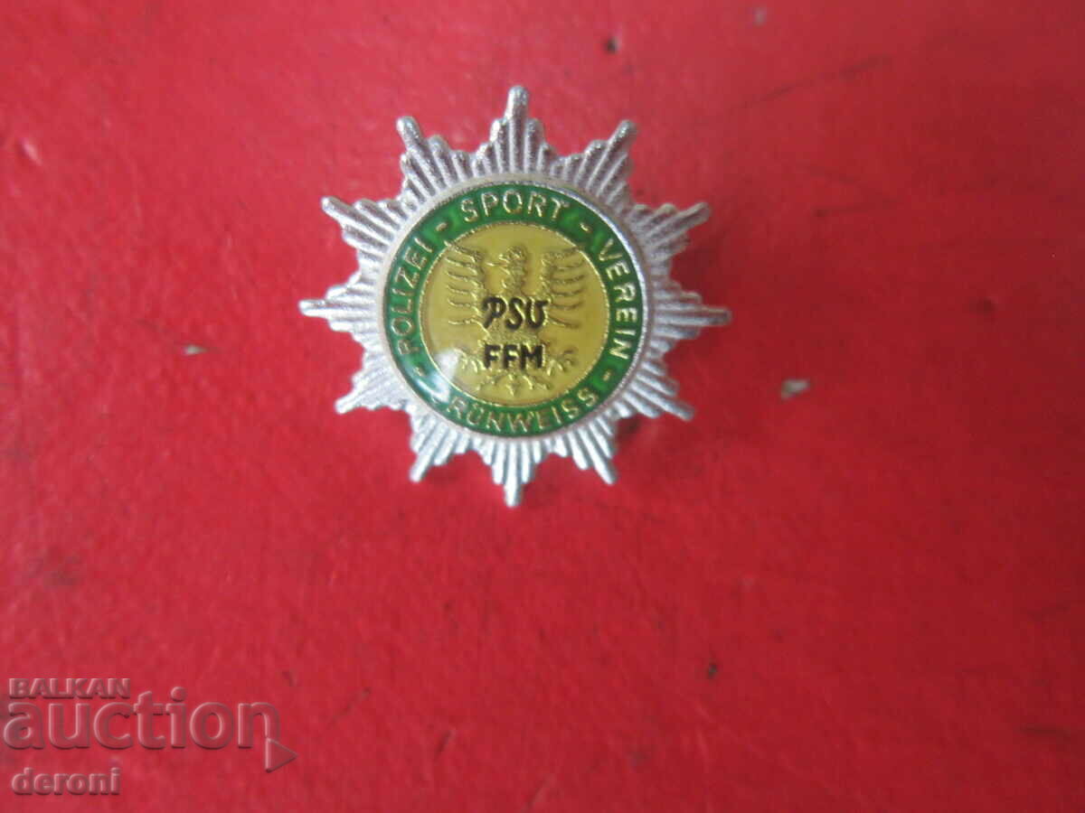 Police sports badge sign - 5 Police sports badge sign - 5